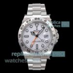 N+ Factory Super Clone Rolex Explorer II 42mm White Face 3285 Watch